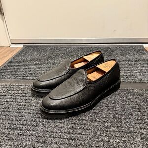 Jacques Solovière Lex Loafer - Black Leather Men's Slip-On Loafers